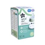 TOMMEE TIPPEE NATURAL START MEDICAL GRADE GLASS BOTTLE 0 MOIS+ 150 ML